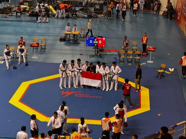 Ikuti Kejuaraan Terbuka Quang Ninh Vietnam, Taekwondo Garuda Bhayangkara Persisi Polri Raih 8 Mendali Emas