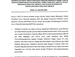 Sah! Pelantikan Kepala Daerah dan Wakil Daerah Terpilih Pemilukada 2024 Dipercepat