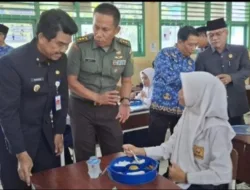 PJ Bupati Muaro Jambi dan Ketua DPRD Muaro Jambi Tinjau Program Presiden RI Makan Bergizi Gratis (MBG)