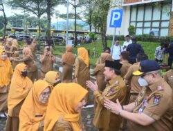 Apel Gabungan Perdana Pasca Idul Fitri, Maigus Nasir Tekankan Semangat Pelayanan dan Integritas Kerja