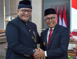 Sekda Andree Algamar Hadiri Pelantikan Pjs Bupati Pasaman