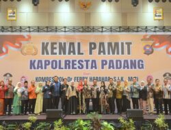 Wali Kota Padang Fadly Amran Hadiri Pisah Sambut Kapolresta Padang