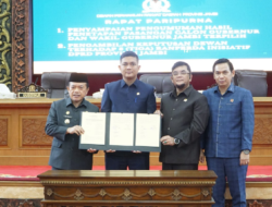 DPRD Provinsi Jambi Sahkan 3 Ranperda Jadi Perda Dalam Rapat Paripurna