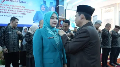 BBS Kukuhkan PKK, Posyandu, dan Bunda PAUD: Garda Terdepan Wujudkan Generasi Emas Muaro Jambi