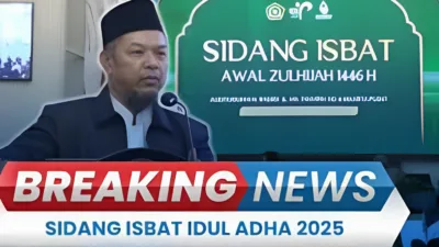 Breaking News: Pemerintah Tetapkan Idul Adha 1446 H Jatuh pada Jumat, 6 Juni 2025