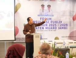 Bupati Muaro Jambi Resmi Buka Forum Konsultasi Publik RPJMD 2025-2029, Libatkan Stakeholder untuk Pembangunan Partisipatif