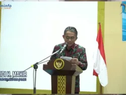 Wakil Bupati Muaro Jambi, Junaidi Mahir, membuka pelatihan Pengelolaan Badan Usaha Milik Desa