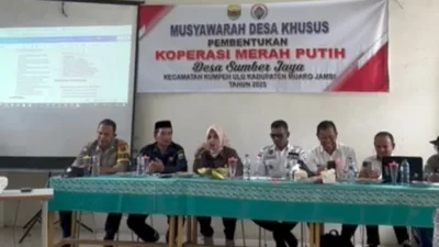 Hj. Ade Erma Suryani Dukung Pembentukan Koperasi Perdana di Kumpeh Ulu: Dorong Sinergi Ekonomi Desa