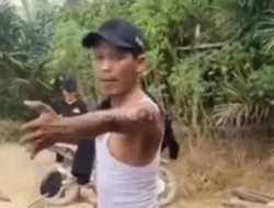 Viral Jambi: Pria Arogan Tantang Aparat dan Maki Presiden Saat Penertiban Sumur Minyak Ilegal