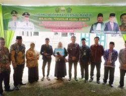 Wakil Bupati Muaro Jambi Junaidi  Mahir menghadiri kegiatan sidang isbat nikah terpadu mandiri bekerja sama dengan Pengadilan Agama Sengeti