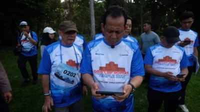 Temple Run 2025: Bupati Muaro Jambi Gaungkan Edukasi QRIS Lewat Lari Budaya di Candi Muaro Jambi