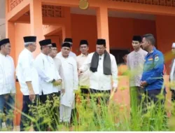 Bupati Muaro Jambi, BBS Tinjau Lokasi Pembangunan Workshop SMK, Menjadi Pusat Perawatan dan Perbaikan Alat-alat Pertanian dan Perikanan.