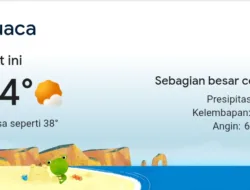 Cuaca Jambi 20–26 Juli 2025: Cerah Berawan Dominasi, Hujan Lokal Masih Mengintai