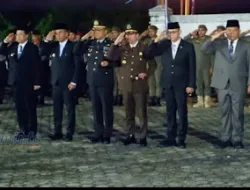 Bupati Muaro Jambi Hadiri Apel Kehormatan dan Renungan Suci di TMP Kusuma Bhakti