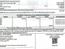Warga Balikpapan Heboh Tagihan PBB Naik 3.000 Persen, Pemkot: Salah Koordinat, Ada Stimulus & Kompensasi