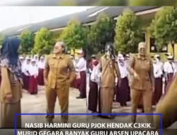 Harmini, Guru PJOK Hendak Cekik Murid Saat Upacara: Viral, Dinonaktifkan !