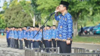 Bupati Pimpin Upacara Hari Kesadaran Nasional dan Luncurkan Program Stunting Berbakti