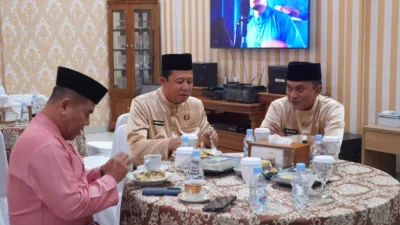 Bupati & Wakil Bupati Muaro Jambi Sambut Bupati/Walikota untuk Sarapan Bersama HUT ke-26