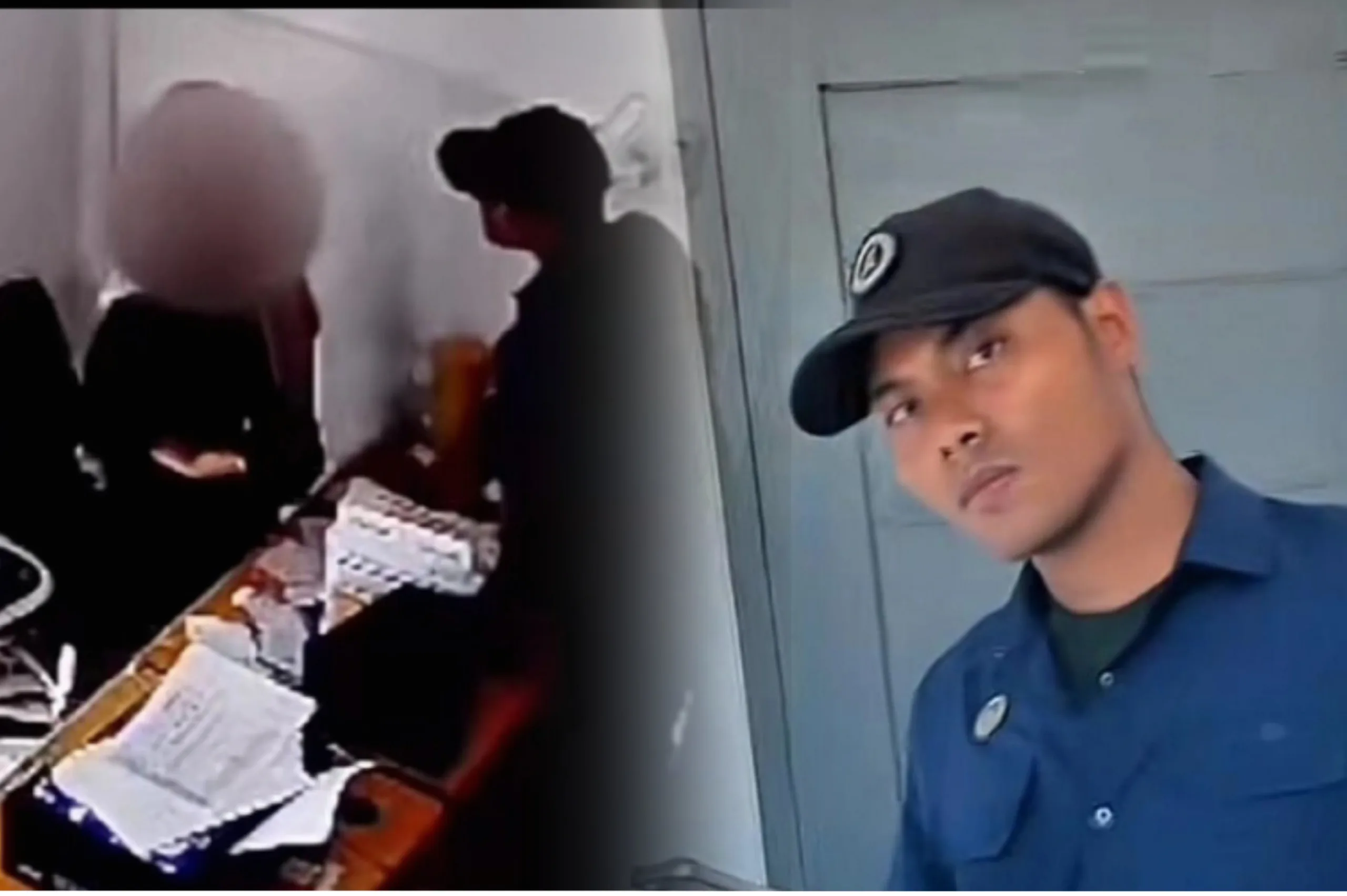 Cuplikan rekaman CCTV yang beredar dari unggahan akun Daily Hygge.(Dok Tangkapan Layar)