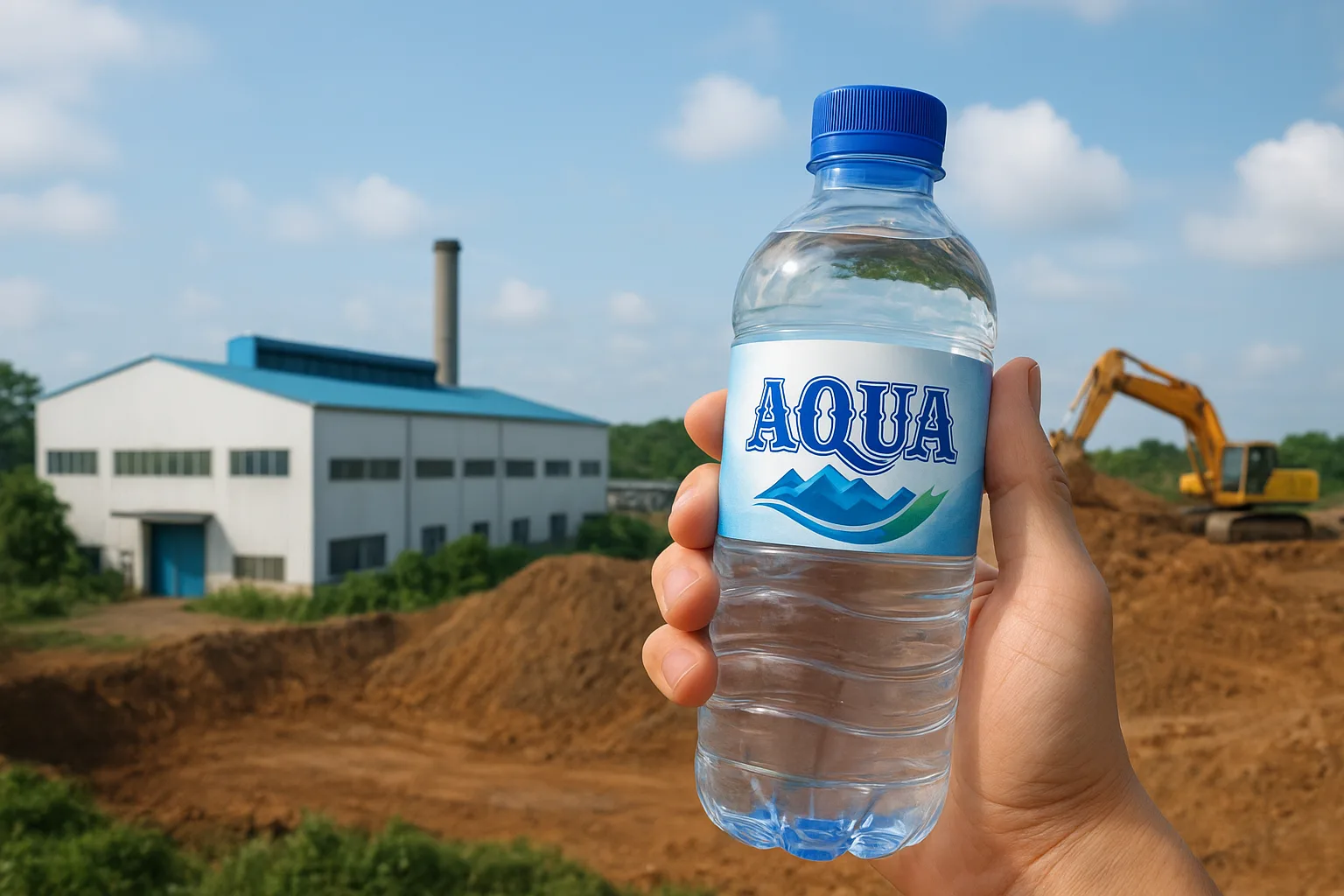 Gambar Ilustrasi Pabrik Air Minum Merek Aqua Mengunakan Air Sumur Bor (Dok Photo Ilustrasi Redaksi)