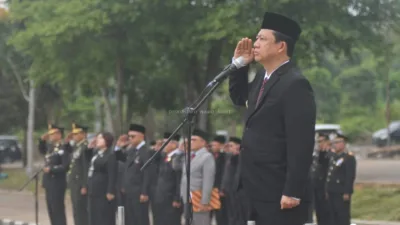 Bupati Muaro Jambi Jadi Inspektur Upacara Hari Pahlawan, Ajak Generasi Muda Lanjutkan Perjuangan