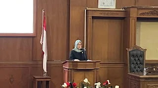 Photo Anggota DPRD Masito dari Frqksi Partai Persatuan Pembangunan saat menyampaikan Pandangan Fraksi terhadap Ranperda di Ruang Sidang Paripurna DPRD Muaro Jambi ( Photo Dok: Humas DPRD)