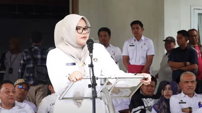 Photo Bupati Tanjung Jabung Timur Hj. Dillah Hikmah Sari. ( Foto: dokumentasi publik.)