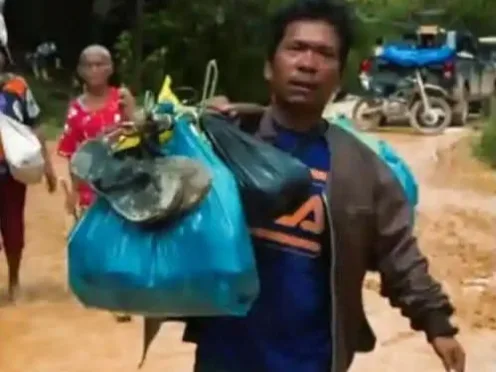 Foto: ilustrasi perjalanan Rusman menuju Sibolga (sumber: Kompas TV)