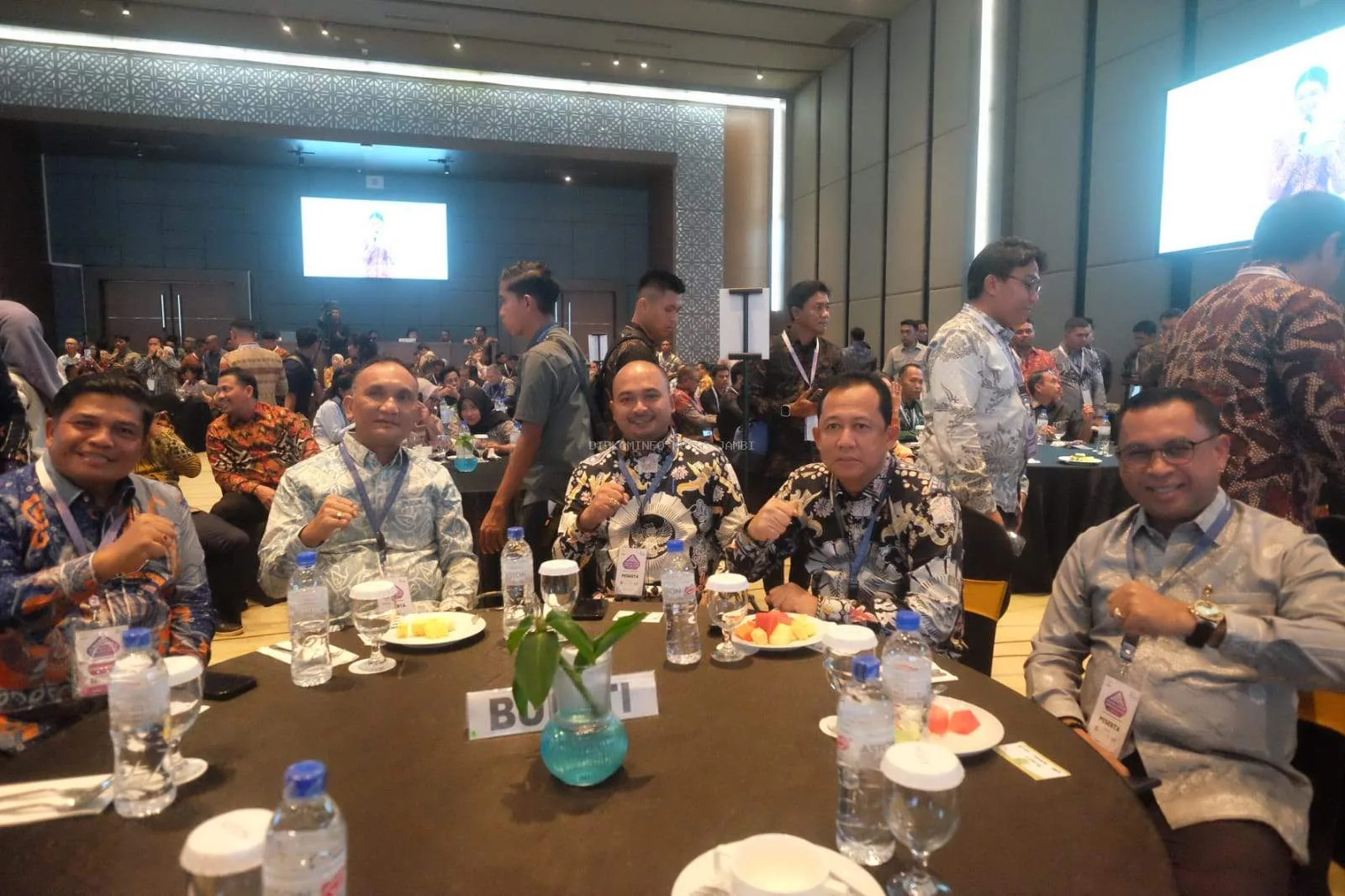 Dr. Bambang Bayu Suseno,menghadiri pembukaan Rapat Kerja Nasional (Rakernas) XVII Asosiasi Pemerintah Kabupaten Seluruh Indonesia (Apkasi) Tahun 2026 yang digelar di Grand Lotus Ballroom, Hotel Aston Batam ( Dok Diskominfo)