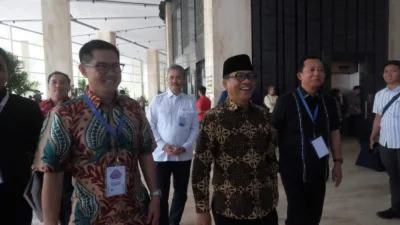 Bupati Muaro Jambi Bambang Bayu Suseno hadiri penutupan Rakernas XVII Apkasi di Batam ( Dok Diskominfo ).
