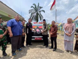 Bupati Muaro Jambi Serahkan Ambulans Baru ke Puskesmas Tanjung Kumpeh Ilir