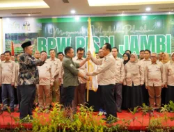 Bupati Muaro Jambi Bambang Bayu Suseno Dilantik sebagai Ketua BPW PISPI Jambi 2026–2031