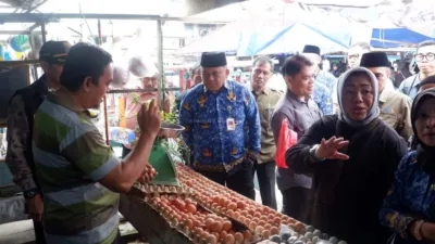 Jelang Ramadhan, Satgas Pangan Bapanas dan Pemkab Muaro Jambi Sidak Pasar Sengeti
