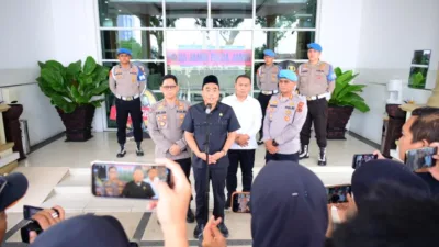 Perwakilan Komisi I DPRD Kota Jambi mendatangi Polda Jambi Terkait Kasus Asusila yang diduga dilakukan oleh Oknum Polisi, di Polda Jambi ( Dok Redaksi ).