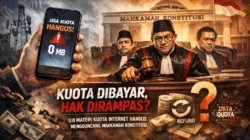“Kuota Dibayar, Hak Dirampas?” — Uji Materi Kuota Internet Hangus Mengguncang Mahkamah Konstitusi