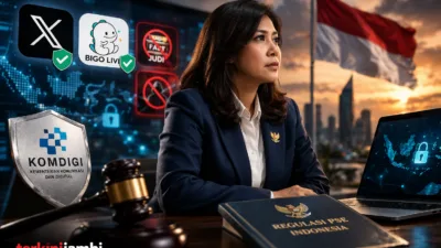 Gambar Ilustrasif Pemerintah melalui Kementerian Komunikasi dan Digital (Komdigi) semakin agresif menertibkan platform digital yang beroperasi di Indonesia.