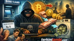 Dugaan Peretasan Massal Nasabah Bank 9 Jambi, Dana Mengalir ke Kripto dan Diduga Dicuci Secara Sistematis