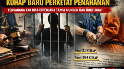 KUHAP Baru Perketat Penahanan: Tersangka Tak Bisa Lagi Dipenjara Tanpa 4 Unsur dan Bukti Kuat