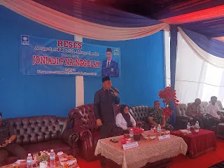 Joniadi P. Nainggolan Serap Aspirasi Warga Suko Awin Jaya dalam Reses DPRD Muaro Jambi