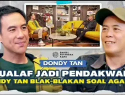 Dari Gereja ke Mimbar Dakwah: Jejak Spiritual Dondy Tan yang Kini Blak-blakan Bicara Agama