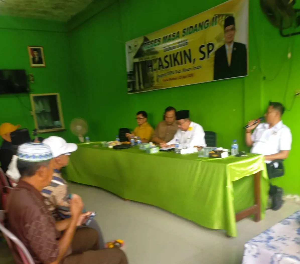 Anggota DPRD Kabupaten Muaro Jambi dari Fraksi Partai Golkar, H. Asikin, SP, kembali turun ke tengah masyarakat dalam agenda Reses Masa Persidangan II Tahun 2026.