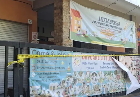 Kasus kekerasan terhadap anak di daycare Little Aresha, Umbulharjo, Kota Yogyakarta, viral di media sosial dan mengundang perhatian publik.