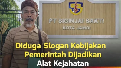 Gambar Ilustrasi Jamhuri direktur eksekutif LSM Sembilan Jambi dalam Artikel Diduga Slogan Kebijakan Pemerintah Dijadikan Alat Kejahatan