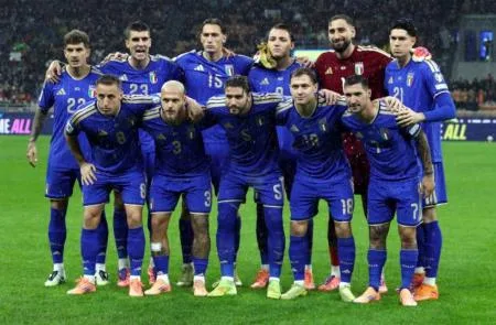 Photo Timnas Italia, Pemerintah Italia menegaskan penolakan terhadap wacana menggantikan Iran di Piala Dunia 2026.