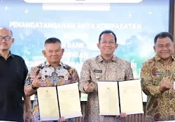 Bupati Muaro Jambi Teken Kerja Sama dengan Badan Bank Tanah, Dorong Tata Kelola Aset Lebih Optimal