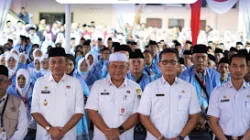 Wabup Muaro Jambi Lepas 155 Calon Jemaah Haji 2026, Tekankan Jaga Kesehatan dan Kekompakan