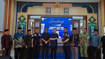 Pemerintah Kabupaten Muaro Jambi bersama Densus 88 Antiteror resmi meluncurkan program penertiban kotak amal berbasis QRIS Barcode