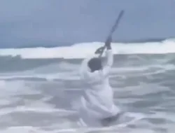 Viral Pria di Ghana Mengaku Dapat Wahyu Banjir Kiamat, Malah Terseret Ombak Saat Aksi di Laut