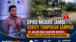 DPRD Muaro Jambi Soroti Tumpukan Sampah di Jalur Dua Kantor Bupati, Warga Keluhkan Bau Menyengat