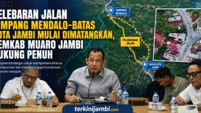 Pelebaran Jalan Simpang Mendalo–Batas Kota Jambi Mulai Dimatangkan, Pemkab Muaro Jambi Dukung Penuh
